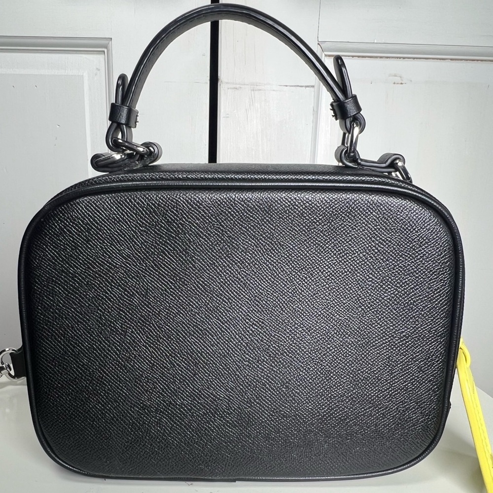 TOUS Medium Crossbody Bag With Yellow Mirrored Tassel And Removable Straps - Picture 3 of 12